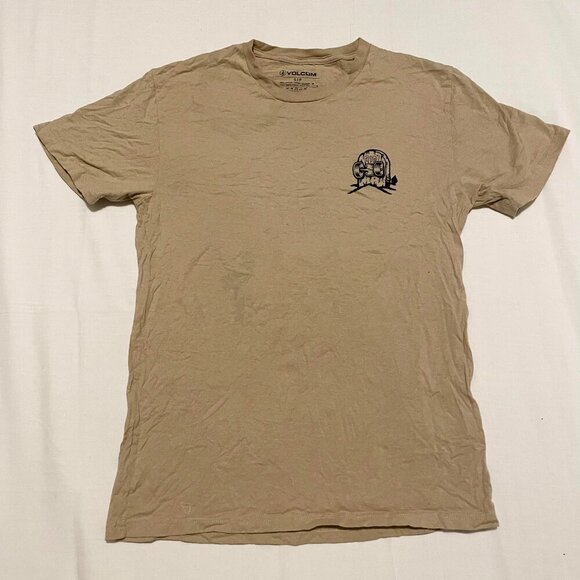 Volcom Tshirt Livin Till Death Womens Size Small Shirt Volcom Stone - Picture 1 of 15